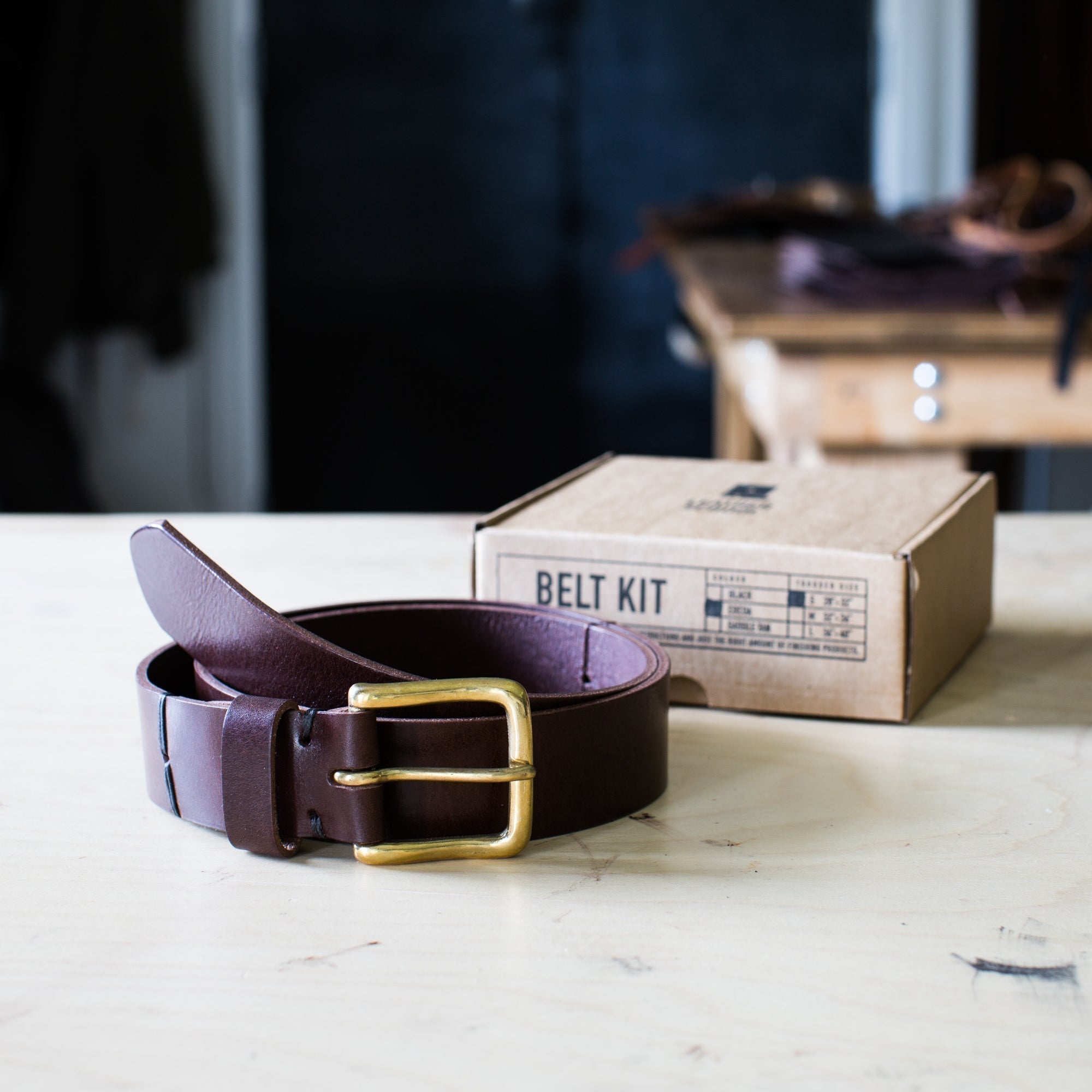 Be The Maker Leather Belt Kit-Tanner Bates