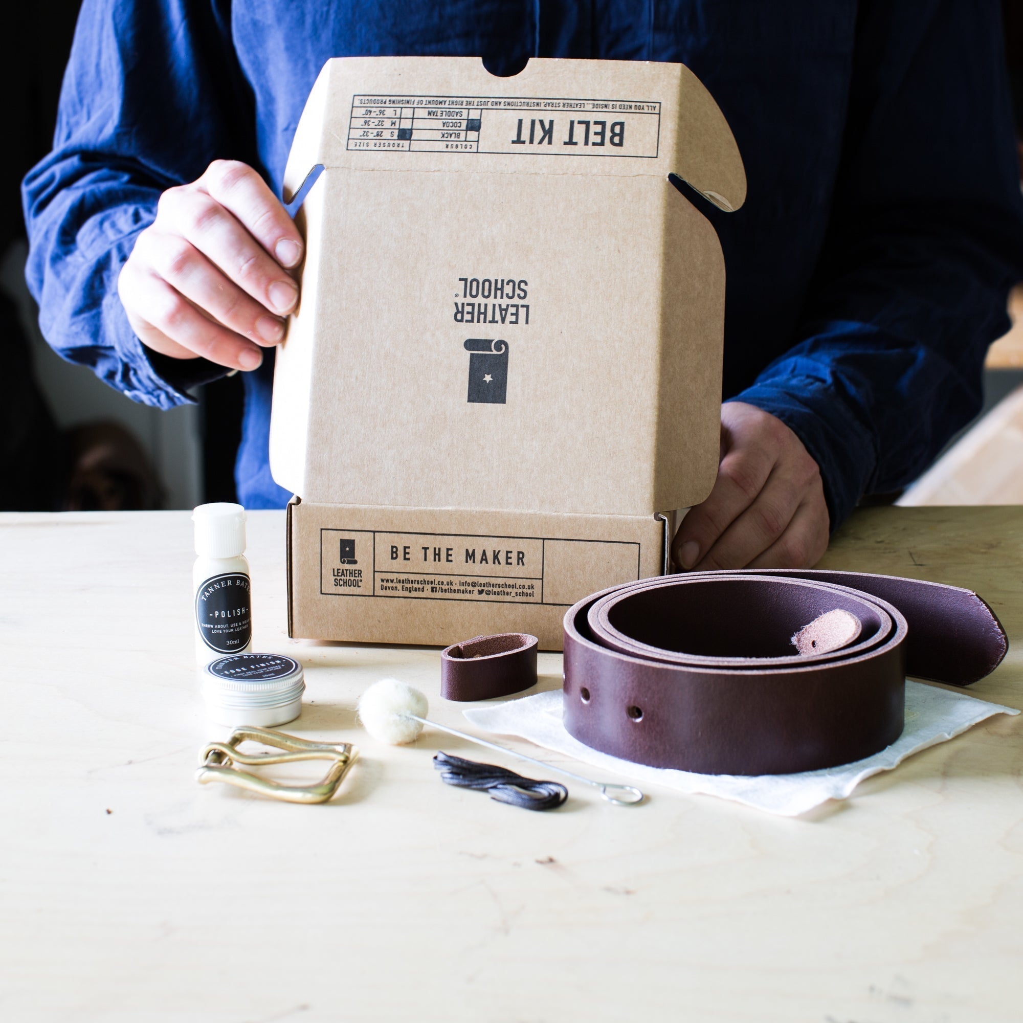 Be The Maker Leather Belt Kit-Tanner Bates