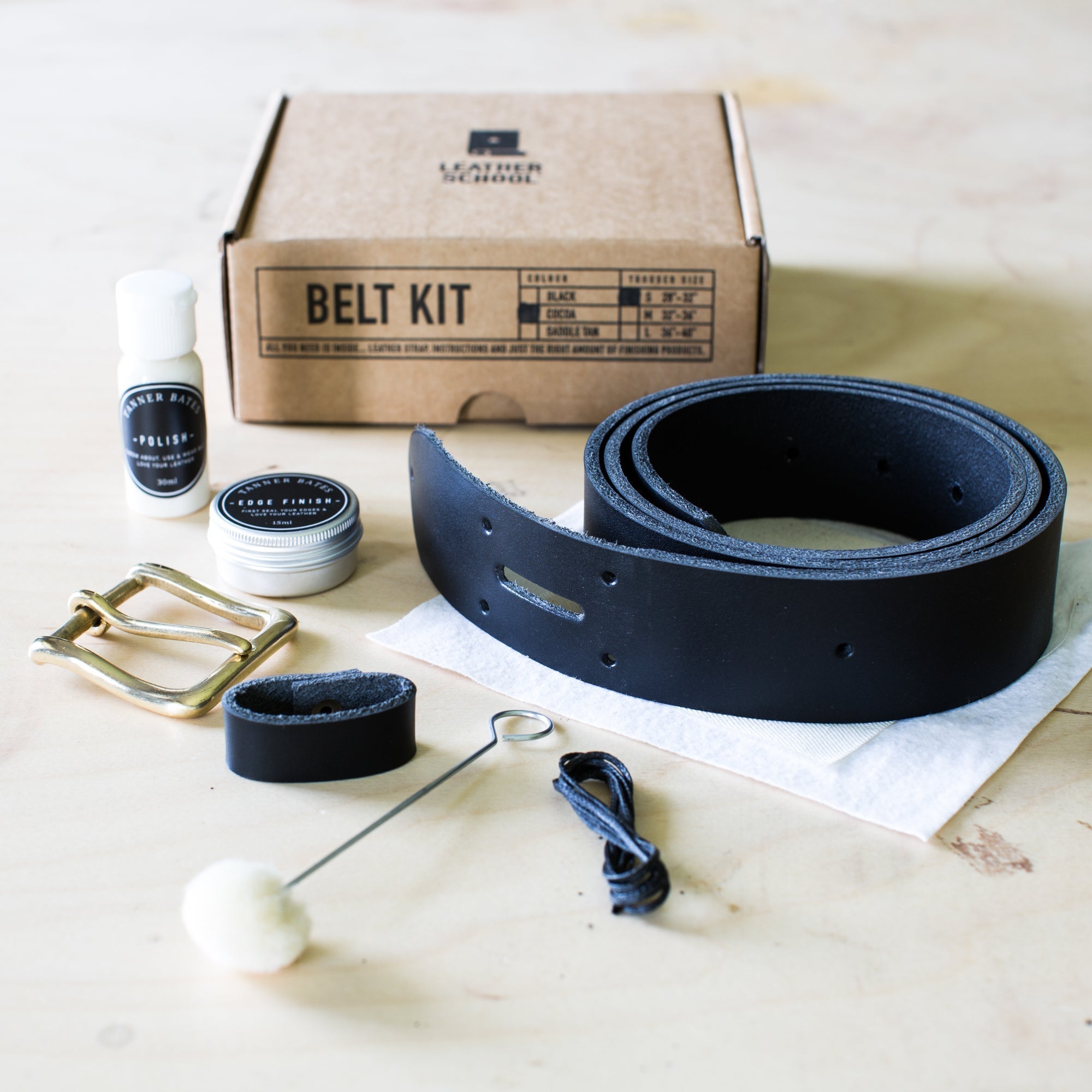 Be The Maker Leather Belt Kit-Tanner Bates