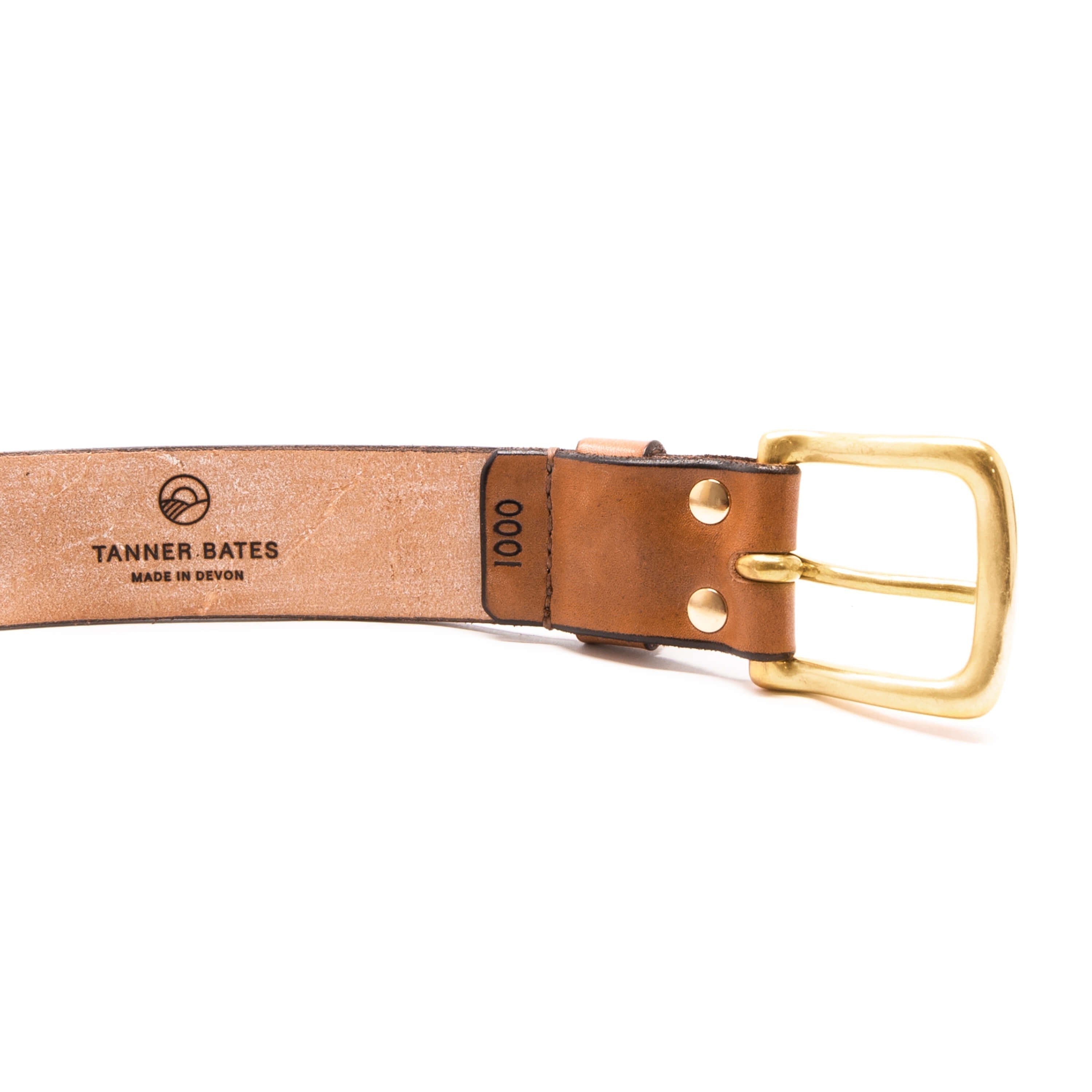 Oak Bark Devon Leather Belt-Tanner Bates