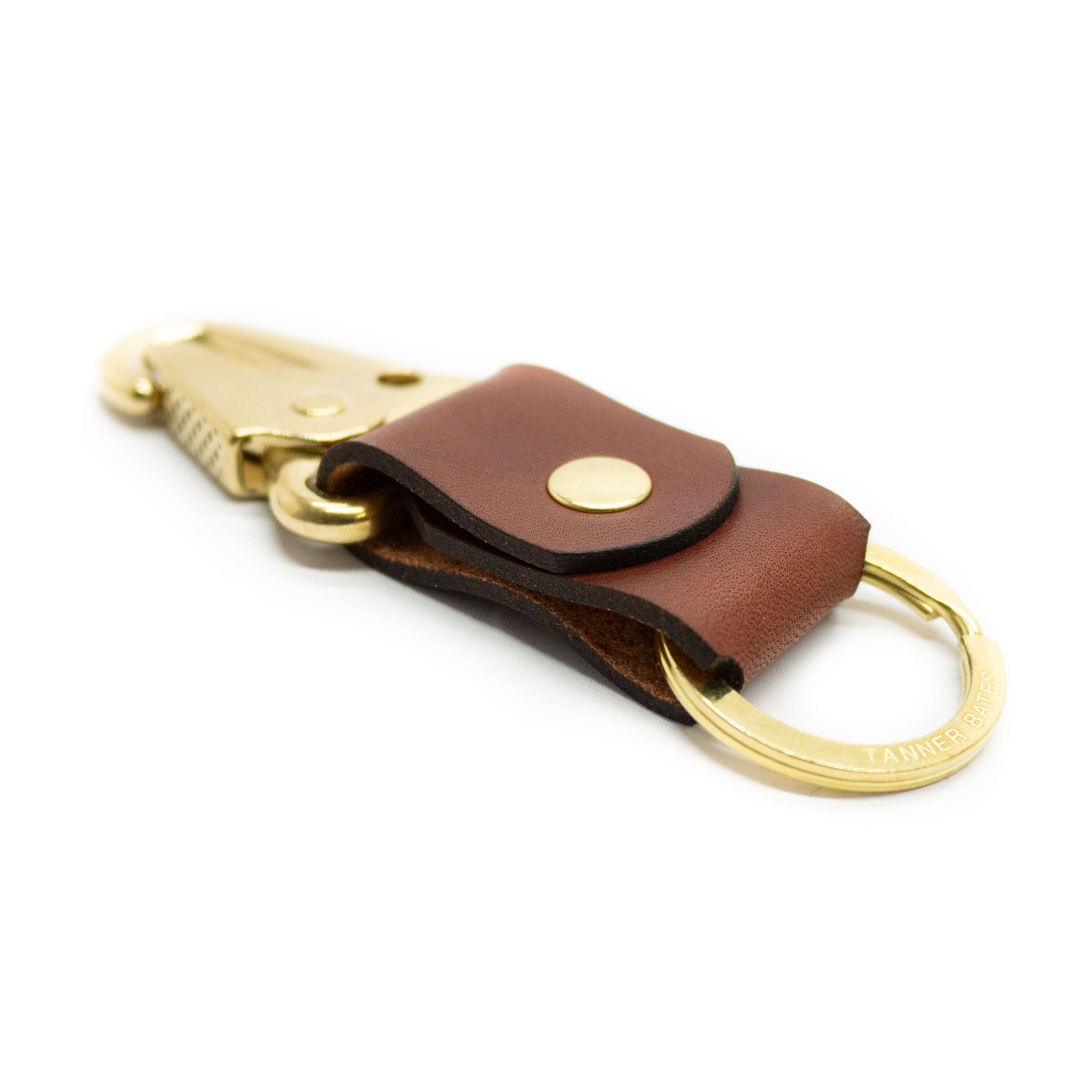 Leather Key Clip-Tanner Bates