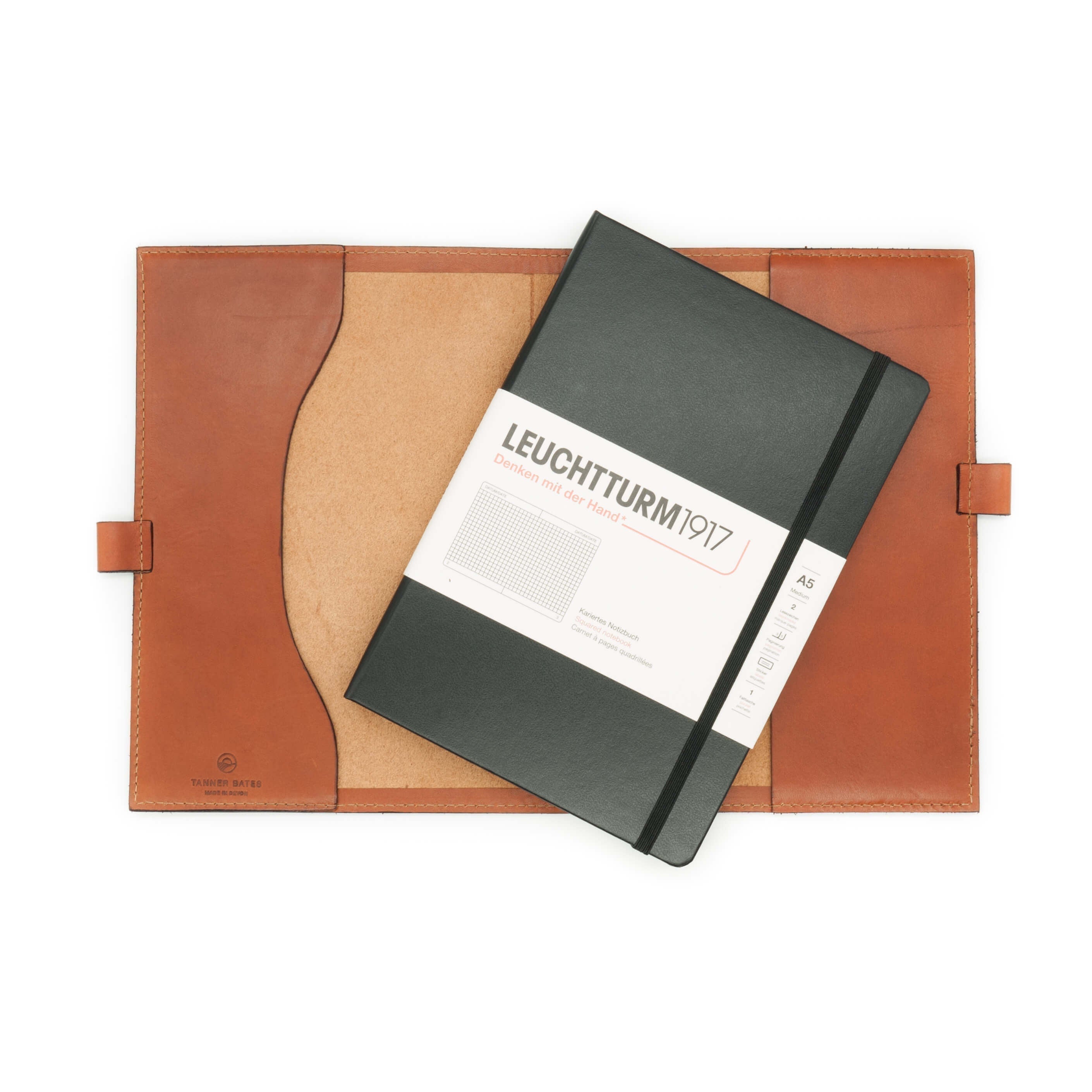 Leather Bound Journal & Penloop Journal Paper Refills-Tanner Bates