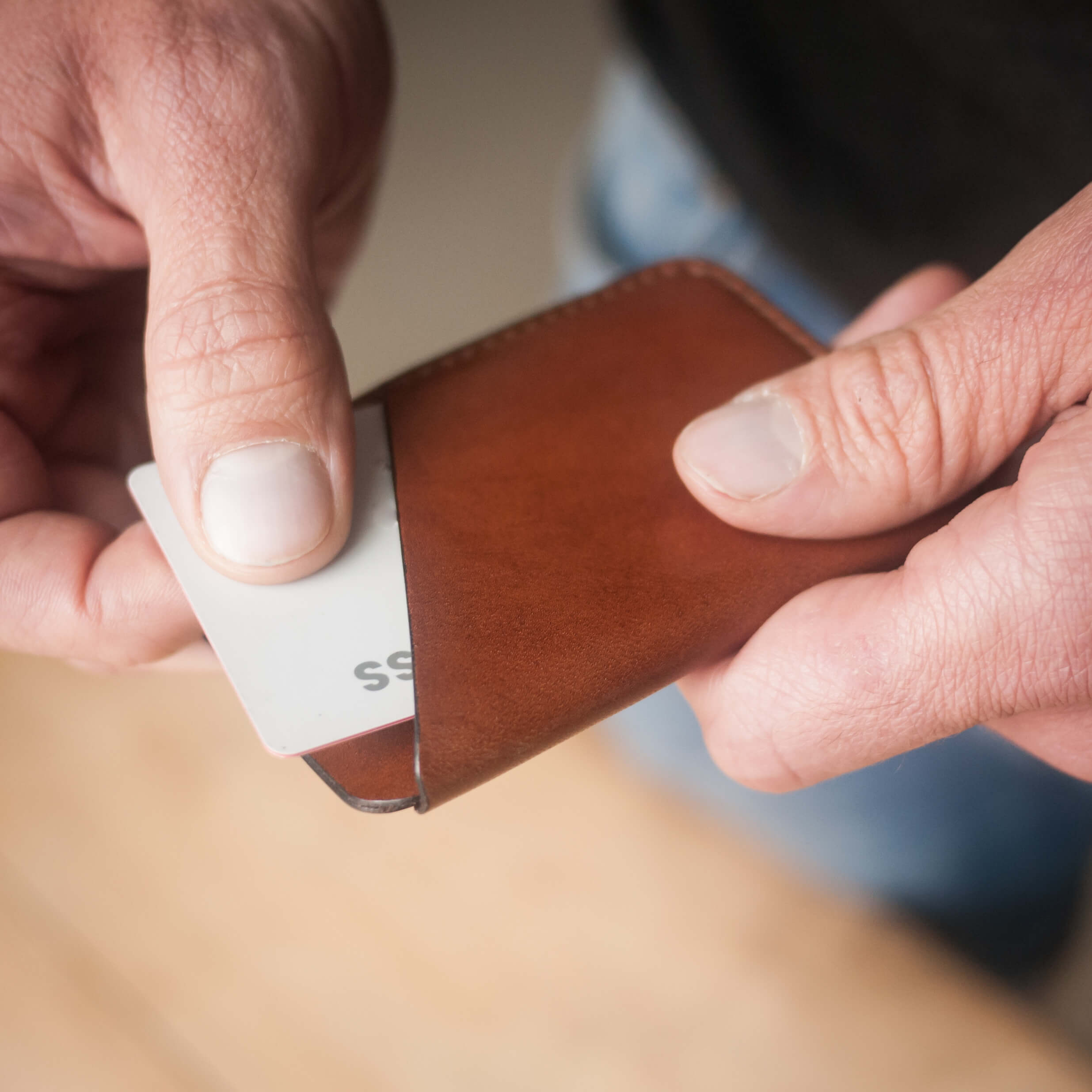 The Thurlestone Leather Card Holder-Tanner Bates