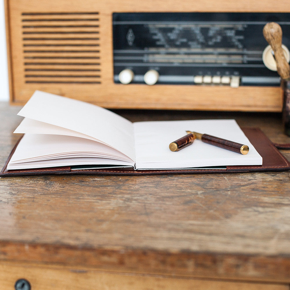 Leather Bound Journal & Penloop Journal Paper Refills-Tanner Bates