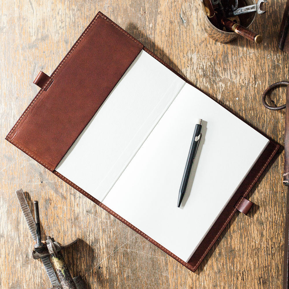 Leather Bound Journal & Penloop Journal Paper Refills-Tanner Bates