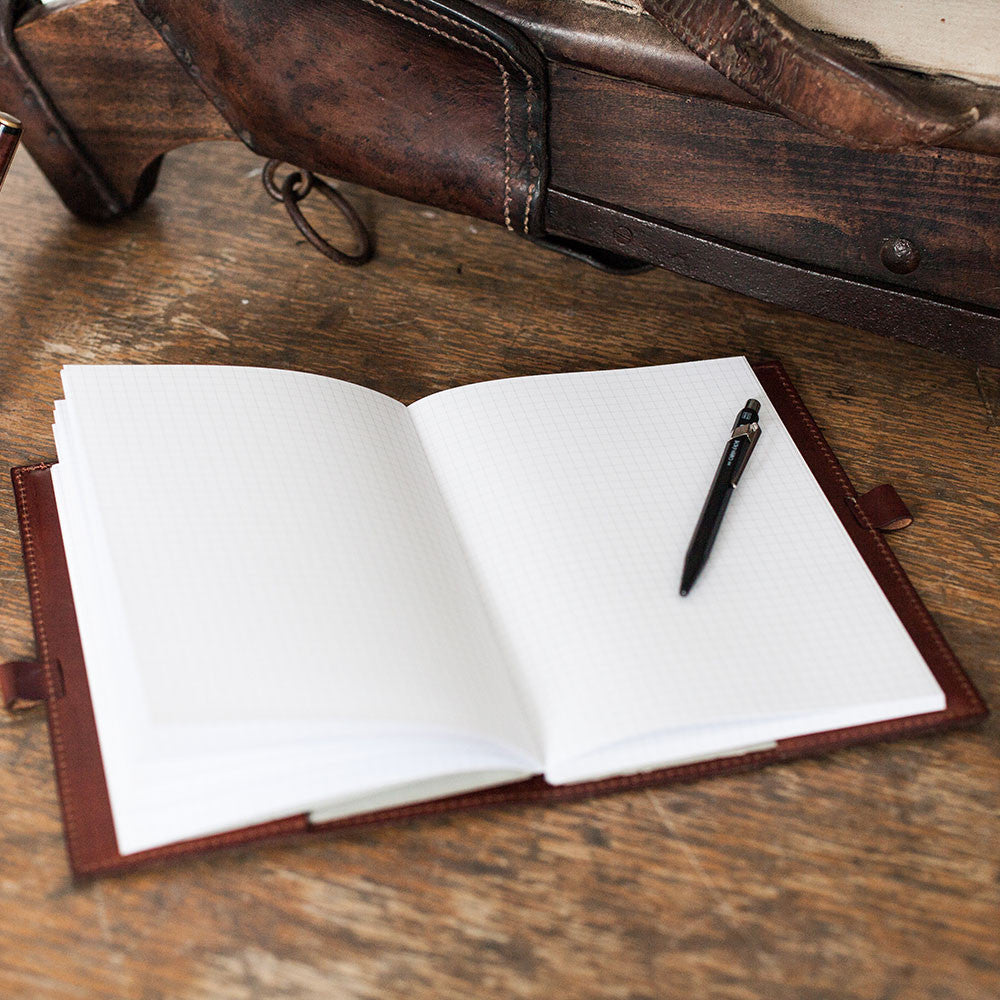 Leather Bound Journal & Penloop Journal Paper Refills-Tanner Bates