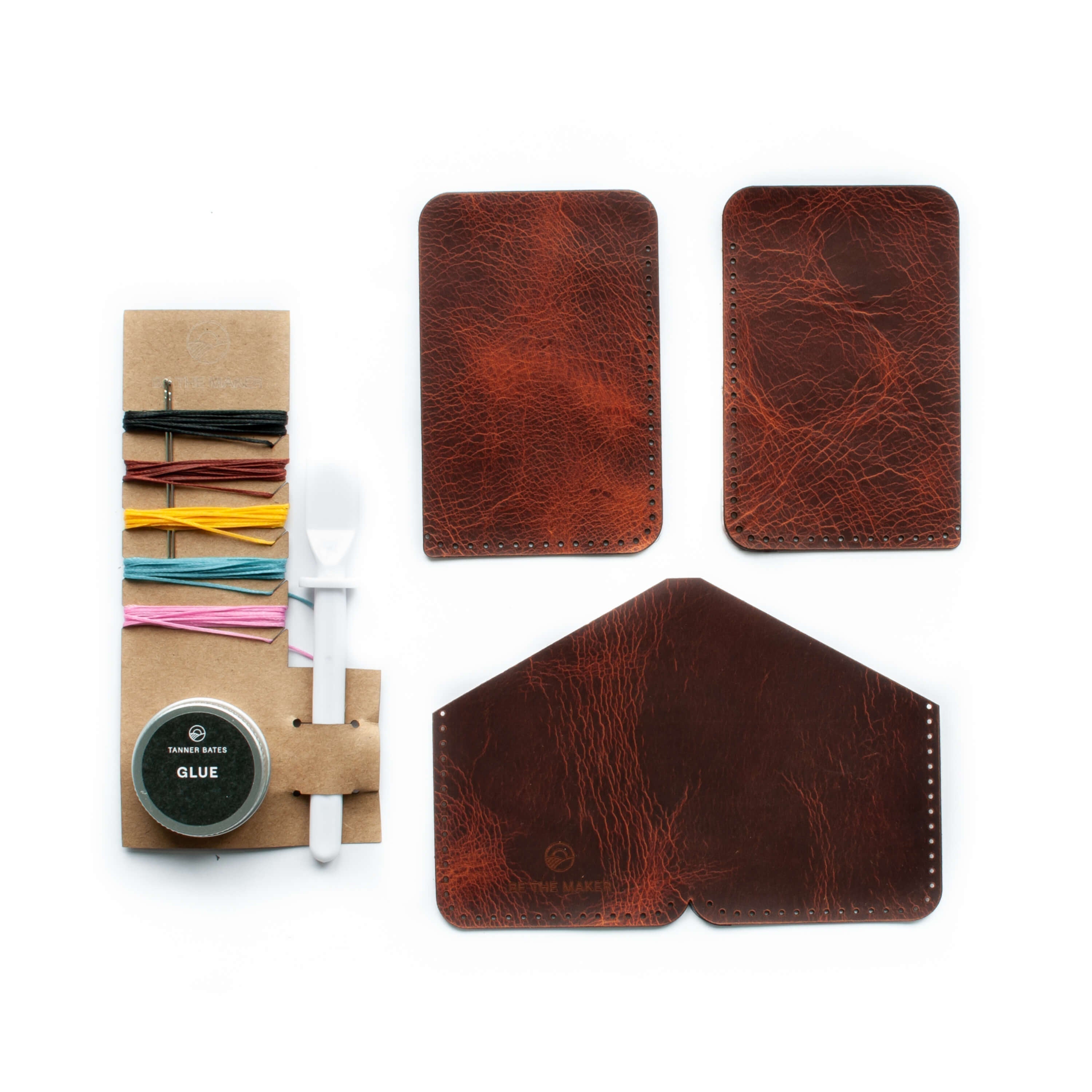 Be The Maker Leather Card Holder Kit-Tanner Bates