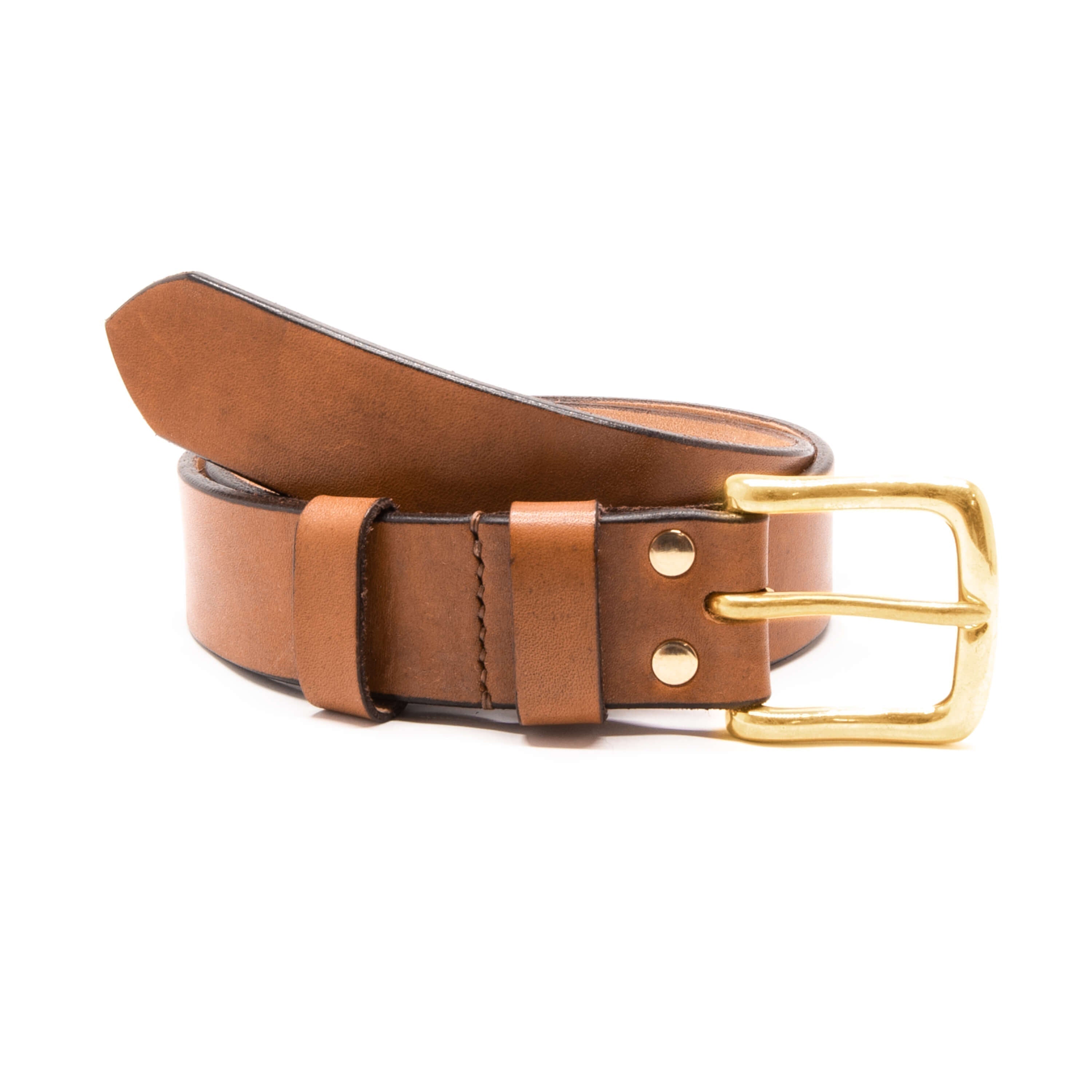 Oak Bark Devon Leather Belt-Tanner Bates