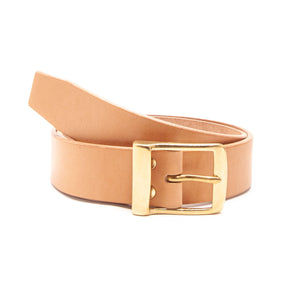 Oak Bark Exmoor Leather Belt-Tanner Bates