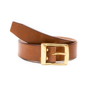 Oak Bark Exmoor Leather Belt-Tanner Bates