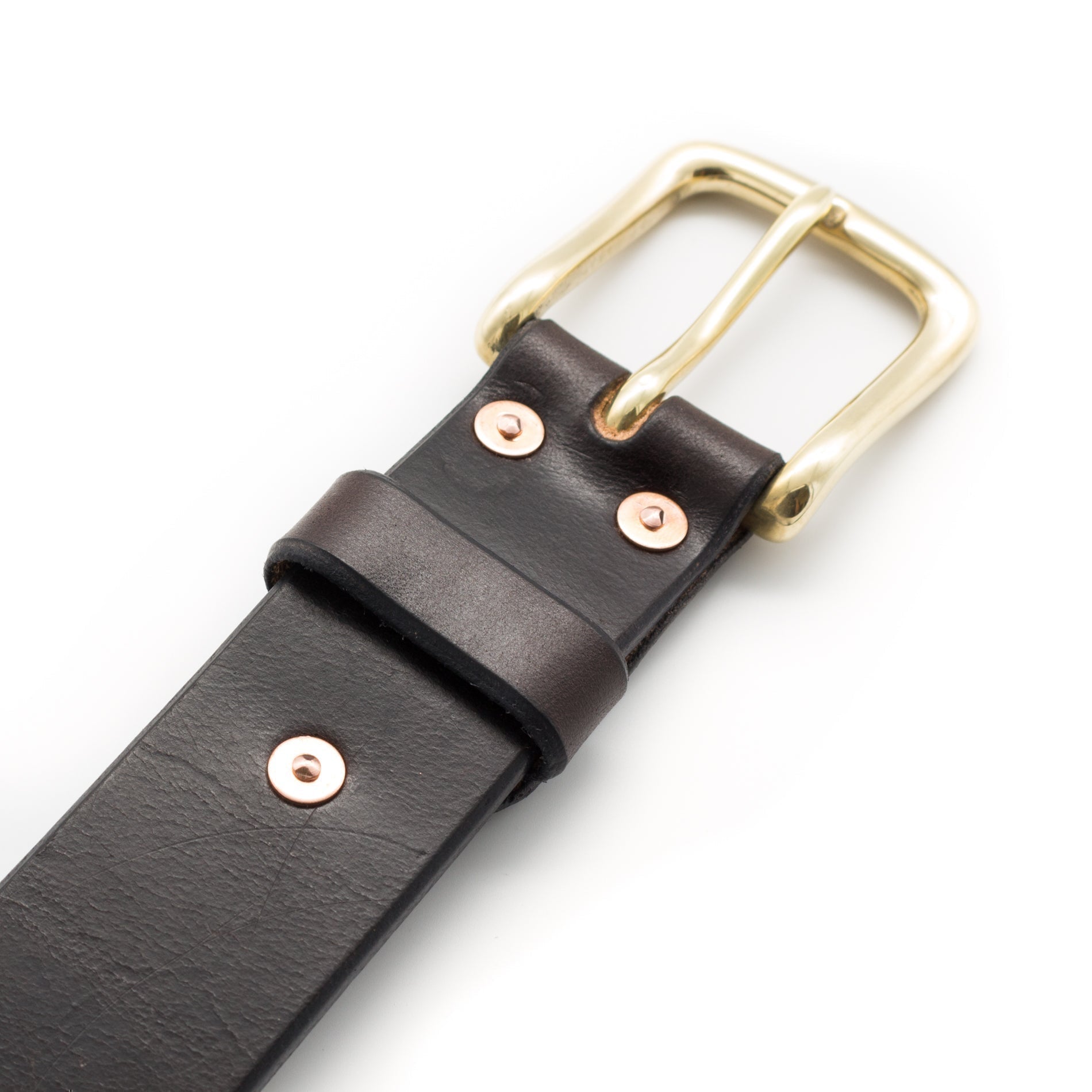Kabber Vegetable-Tanned Leather Belt - Unisex Men's & Women's Belt, Multiple Colors, Lengths & Widths, European Made