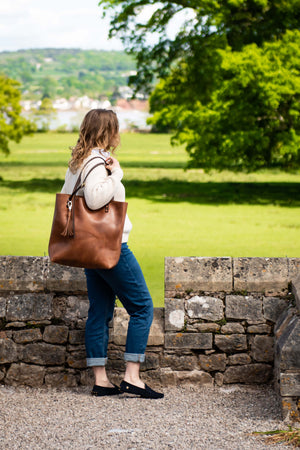 Vixen Leather Tote Bag