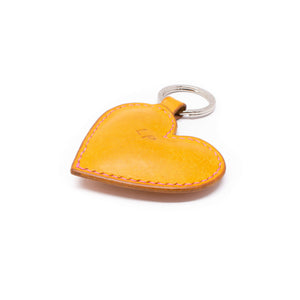 Love Heart Leather Key Ring-Tanner Bates
