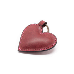 Love Heart Leather Key Ring-Tanner Bates