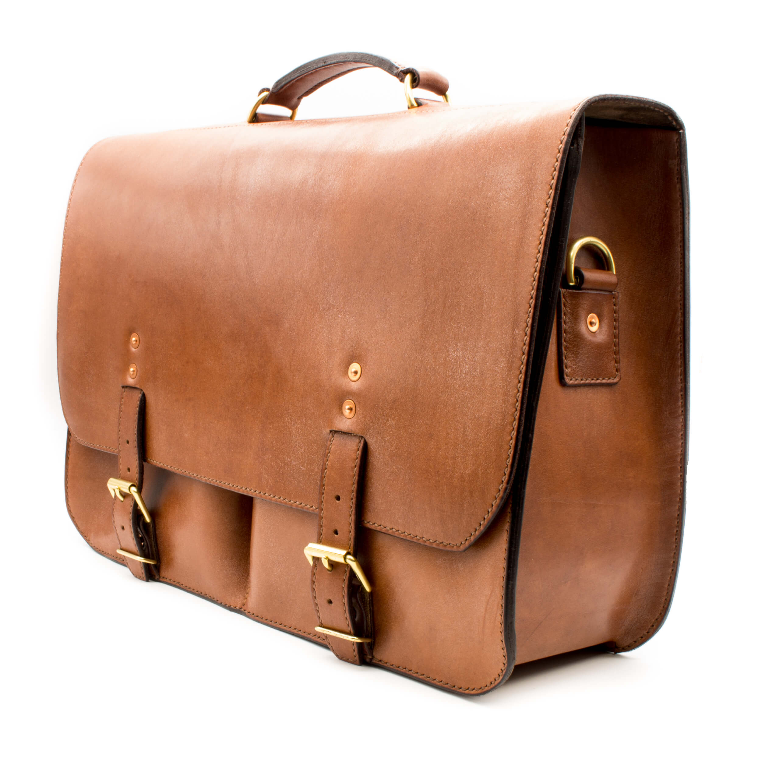 Devon Leather Messenger Bag-Tanner Bates
