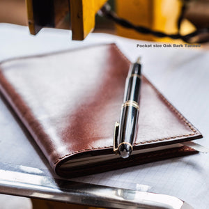 Leather Bound Moleskine Cahier-Tanner Bates