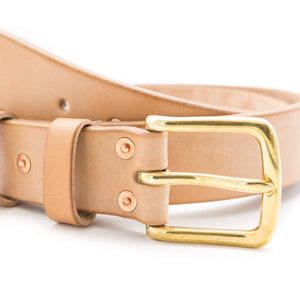 Oak Bark Dartmoor Belt-Tanner Bates
