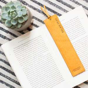 Dartington Leather Bookmark-Tanner Bates