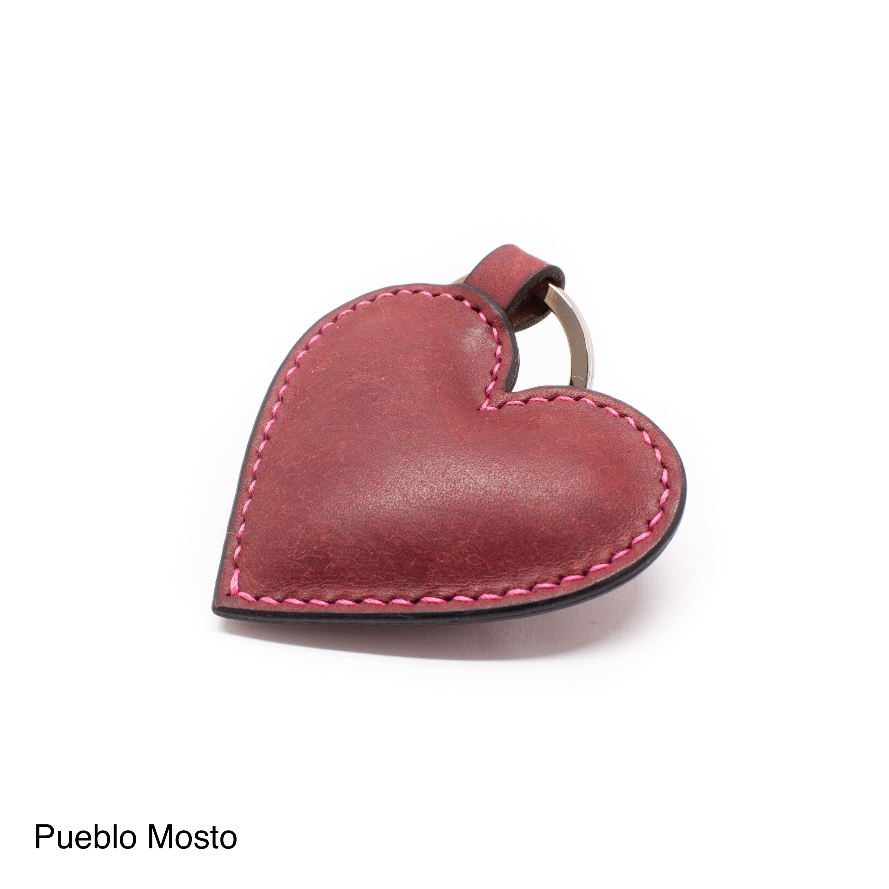 Love Heart Leather Key Ring-Tanner Bates