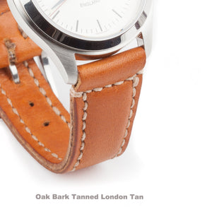 Bellever Bespoke Leather Watch Strap-Tanner Bates