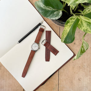 Ermington Leather Watch Strap-Tanner Bates