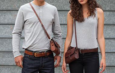 Tanner Bates. Form and function in leather fashion